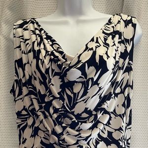 NY & Co sleeveless floral tunic
